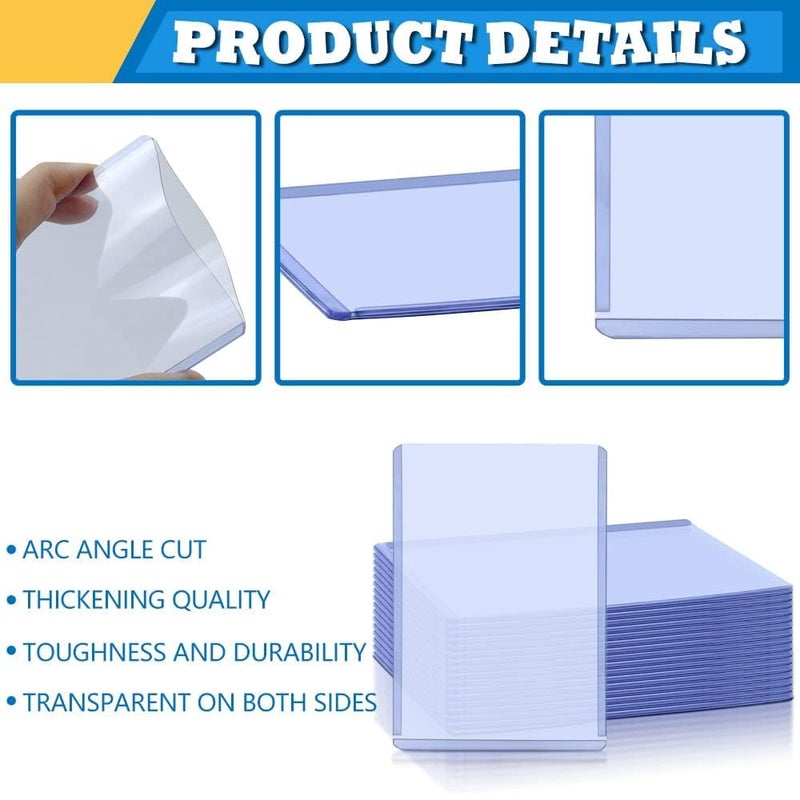 Vmiapxo 50 Pack 4"" x 6"" Hard Plastic Card Sleeves, Waterproof Photo Card Sleeve for Trading Card, Sports Baseball Card, Postcard, Clear Double Sided Display Collector and Protector - Image 3